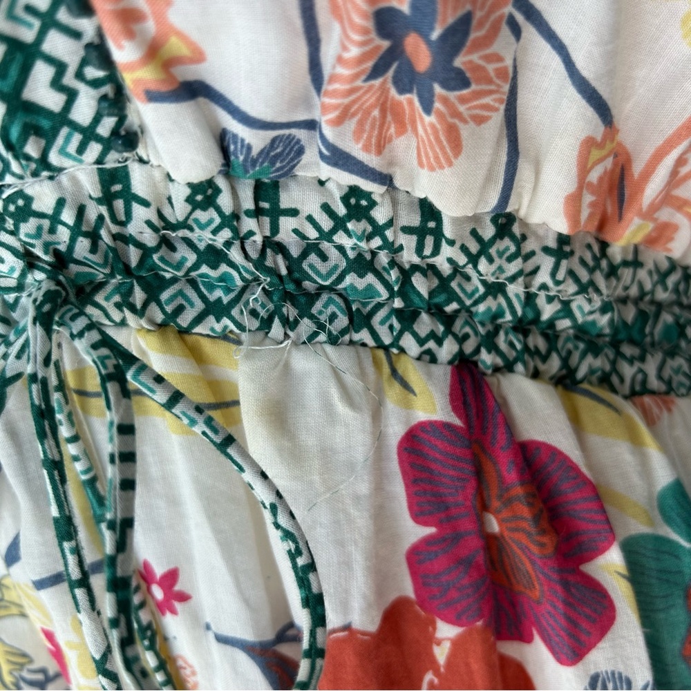 Kaktus Floral Beaded Trim Dress - Picture 10 of 13
